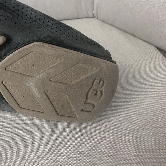 UGG HENRICK PERF NAVY LEATHER VENETIAN DRIVING LOAFERS, MEN US 9.5 - Picture 9 of 10